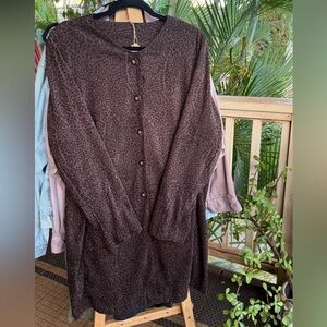 Vintage Leopard Print Tunic/Jacket